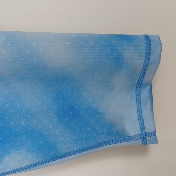 Adidas Climalite Blue Crop Leggings - L - Picture 4 of 8